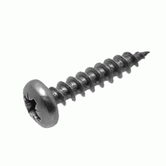Vrut půlkulatá hlava POZIDRIVE zinek bílý 2,5x12